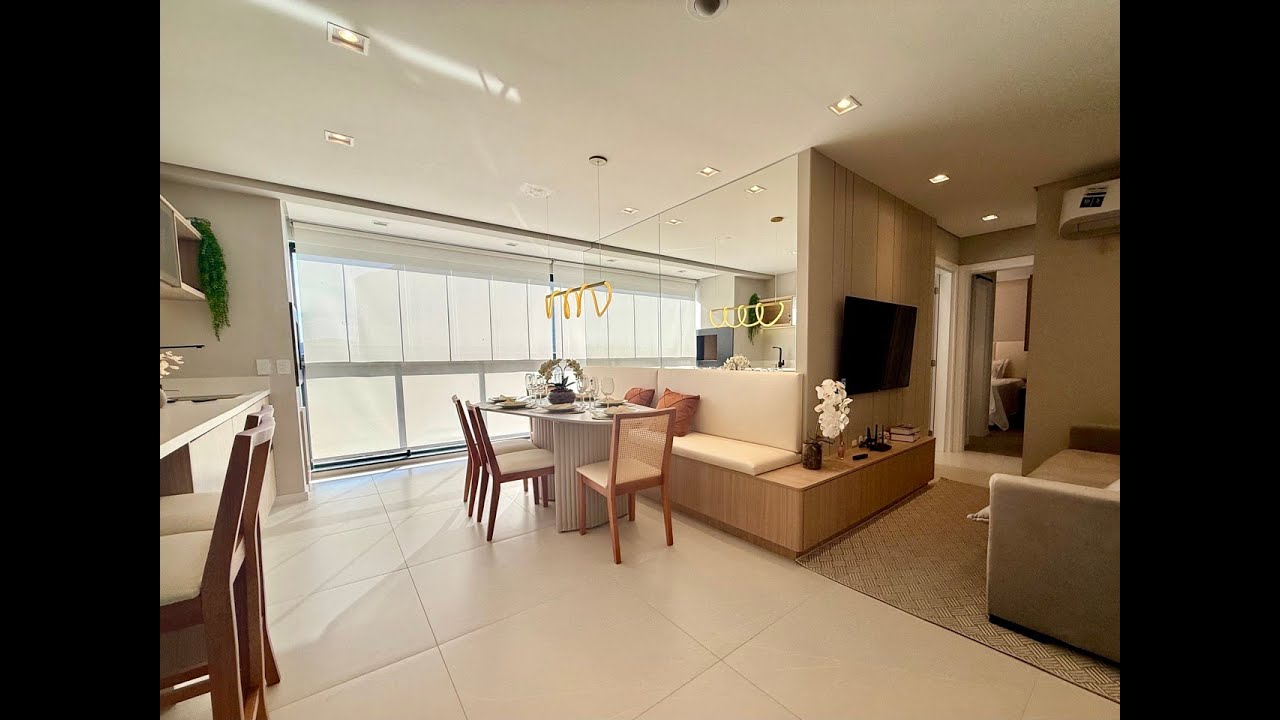 Apartamento de excelente padrão à venda no Saguaçu, Joinville SC | Suíte + 1 Quarto | 77 m² | 1 Vaga