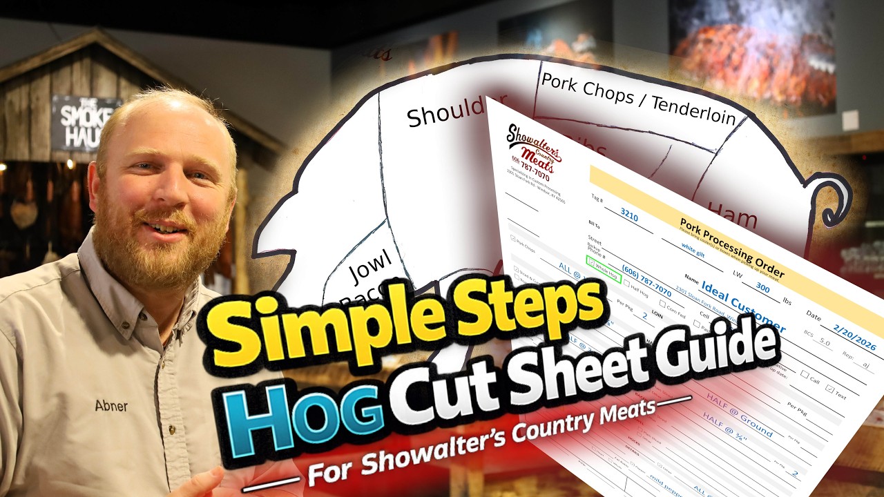 A Simple Guide to Filling out our Hog Cut Sheet