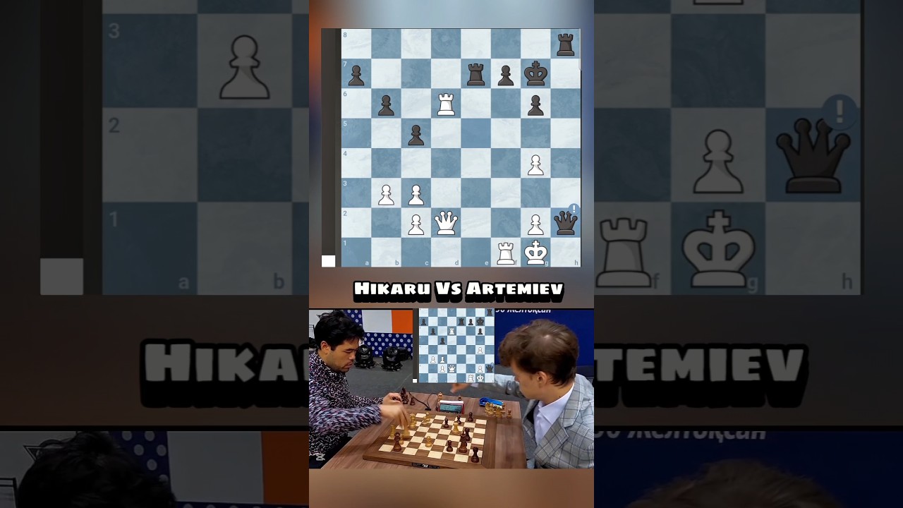 When Hikaru keeps on dropping pieces nd destroyed by gentleman artemiev !! it's fine hikaru !!