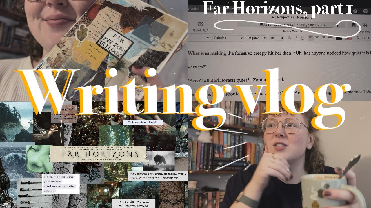 FIGHTING A LIFE SLUMP + GETTING BACK TO SAGE'S STORY || a Far Horizons writing vlog