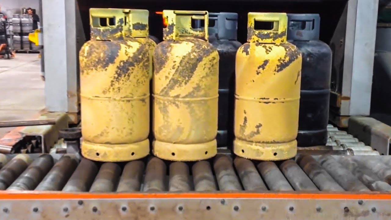 How LPG Gas Cylinders Is Made - Amazing Production Line with Modern Technology