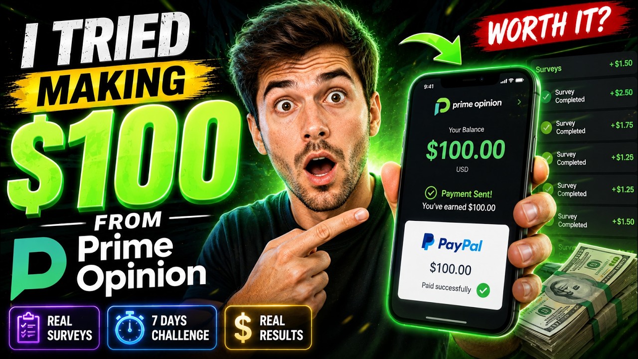 I Tried To Make $100 Doing Surveys On Prime Opinion [Honest Results]