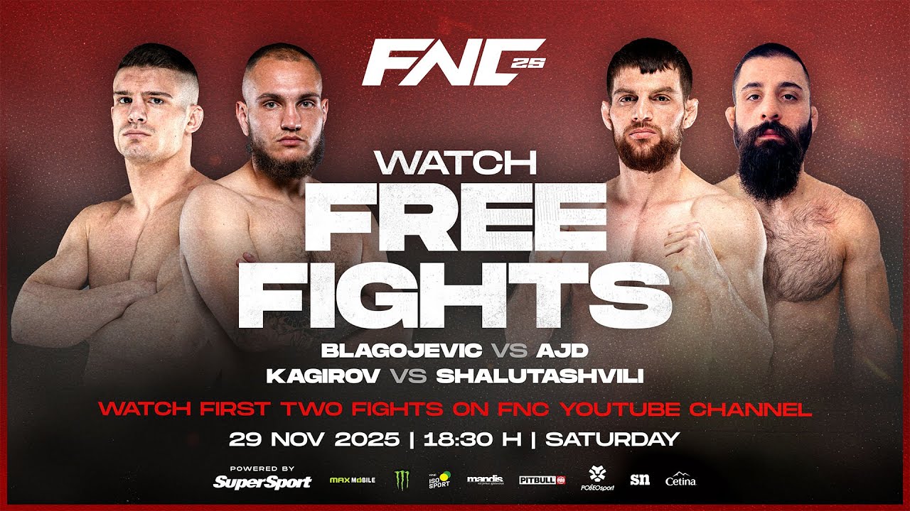 [LIVE] FNC 25 powered by Supersport | FREE FIGHTS | Varaždin