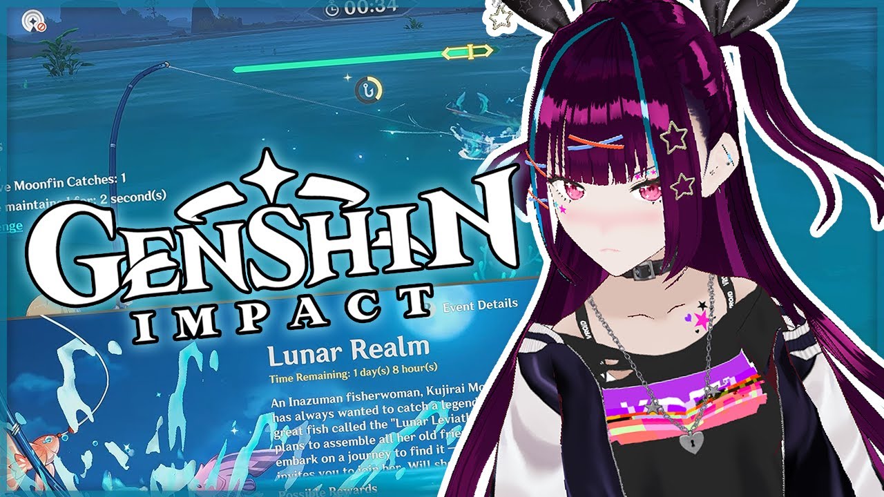 i tried to speed run the lunar realm event in 1 day (Genshin Impact)