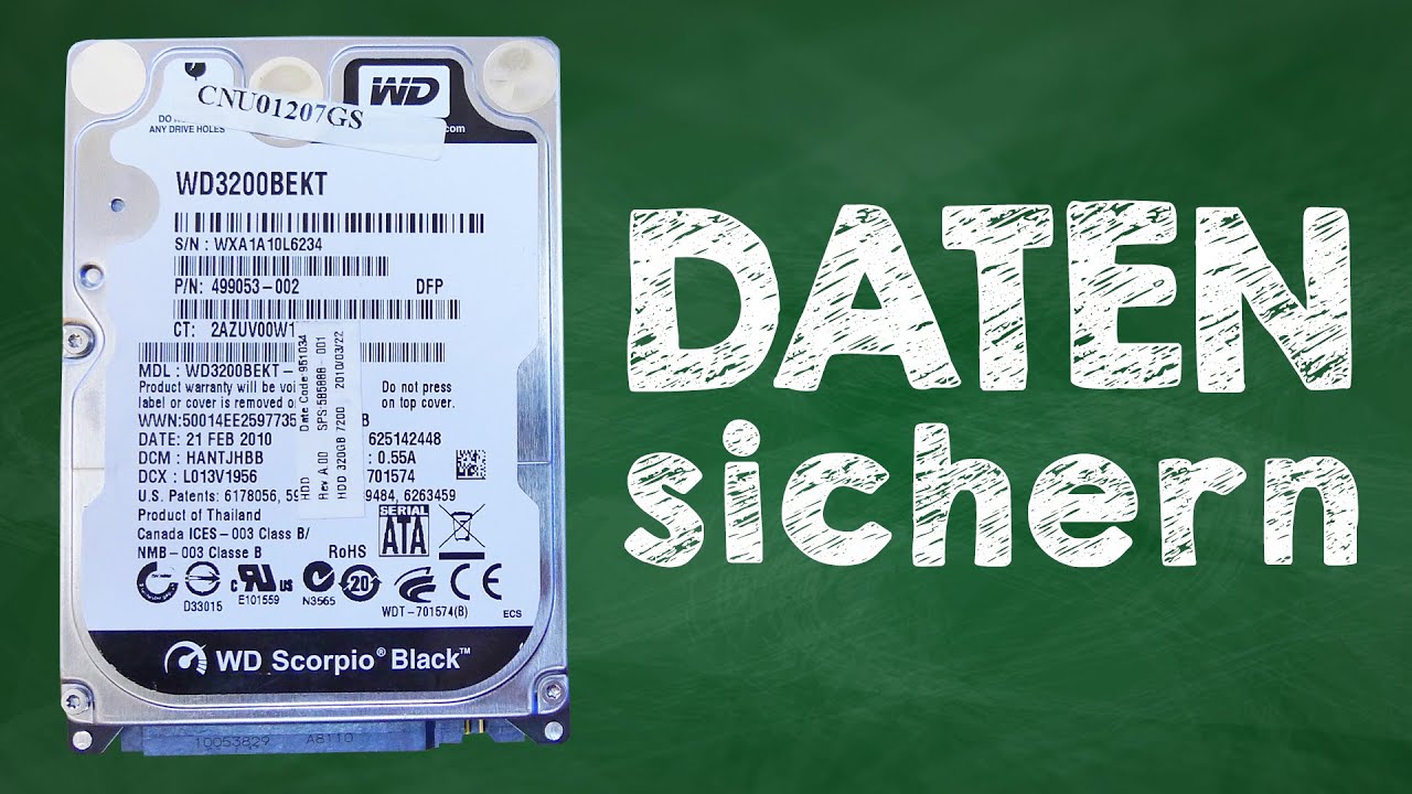 Windows 10 Datensicherung, Dateiversionsverlauf Backup einrichten, Tutorial Deutsch