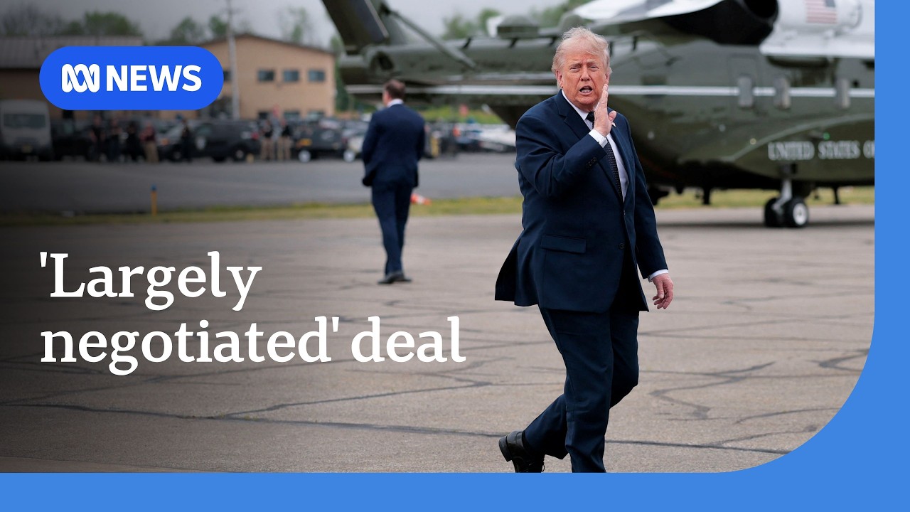Trump claims ceasefire agreement with Iran is being 'finalised' | ABC NEWS