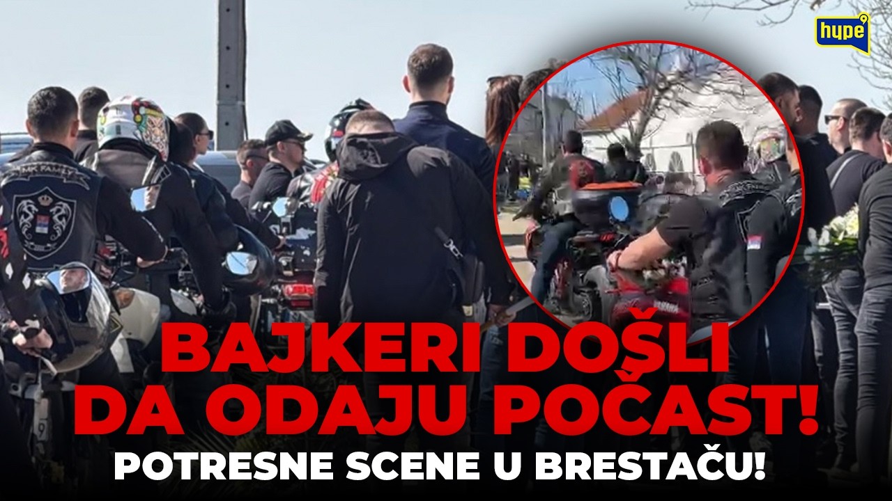 BAJKERI došli da odaju POČAST Draganu Laziću!