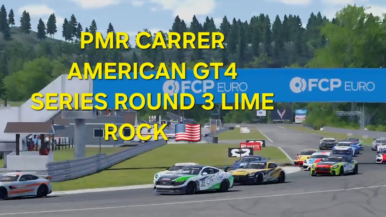 PMR CARRER AMERICAN GT4 SERIES ROUND 3 LIME ROCK 🇺🇸