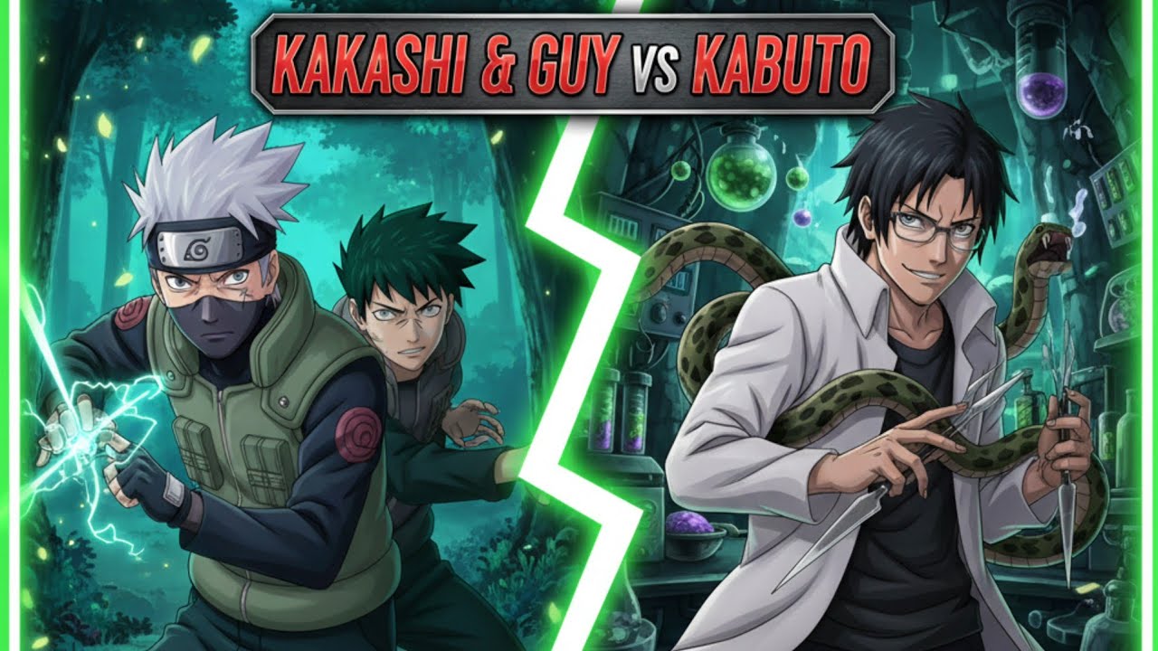 Kakashi & Guy vs Kabuto Fight | Naruto ultimate Ninja game | #naruto #gaming 