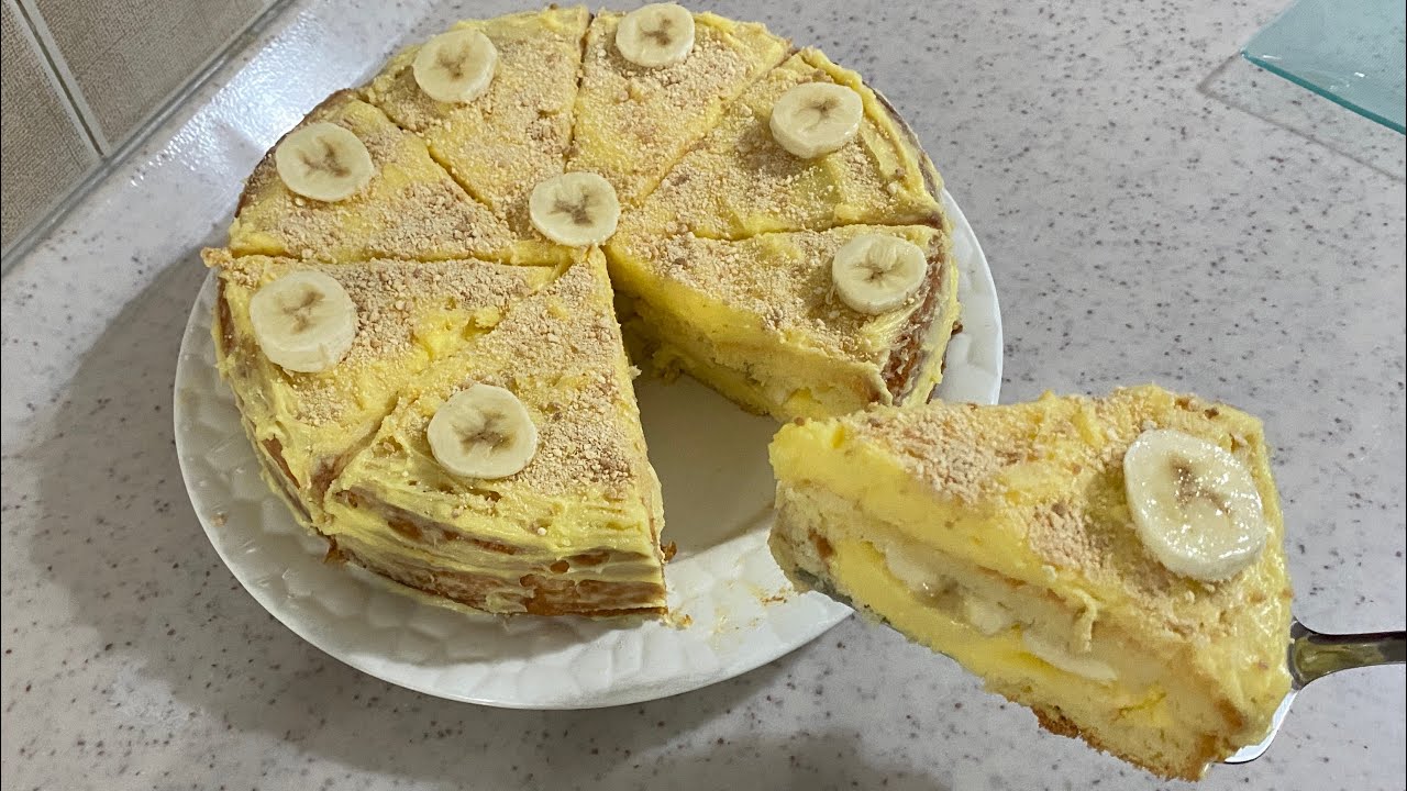 Brza i Vkusna Torta so Vanila i Banana 😋😋😋