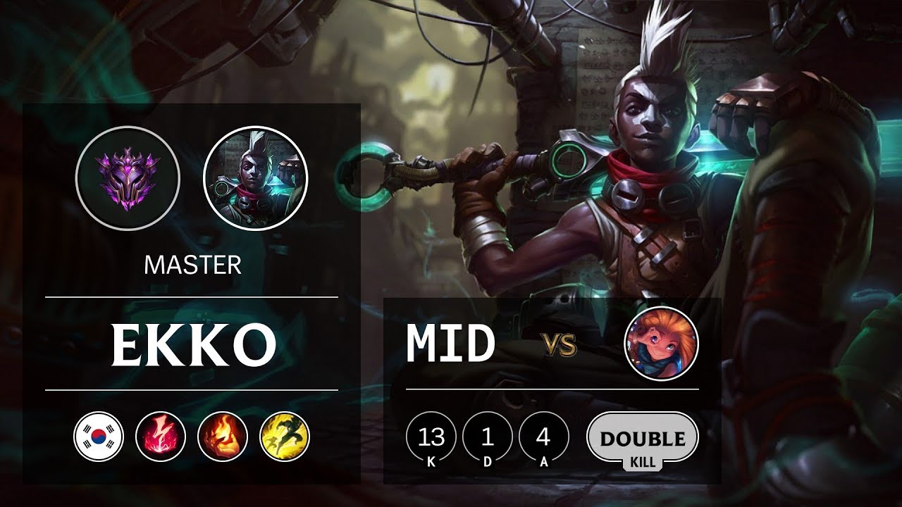Ekko Mid vs Zoe - KR Master Patch 9.16