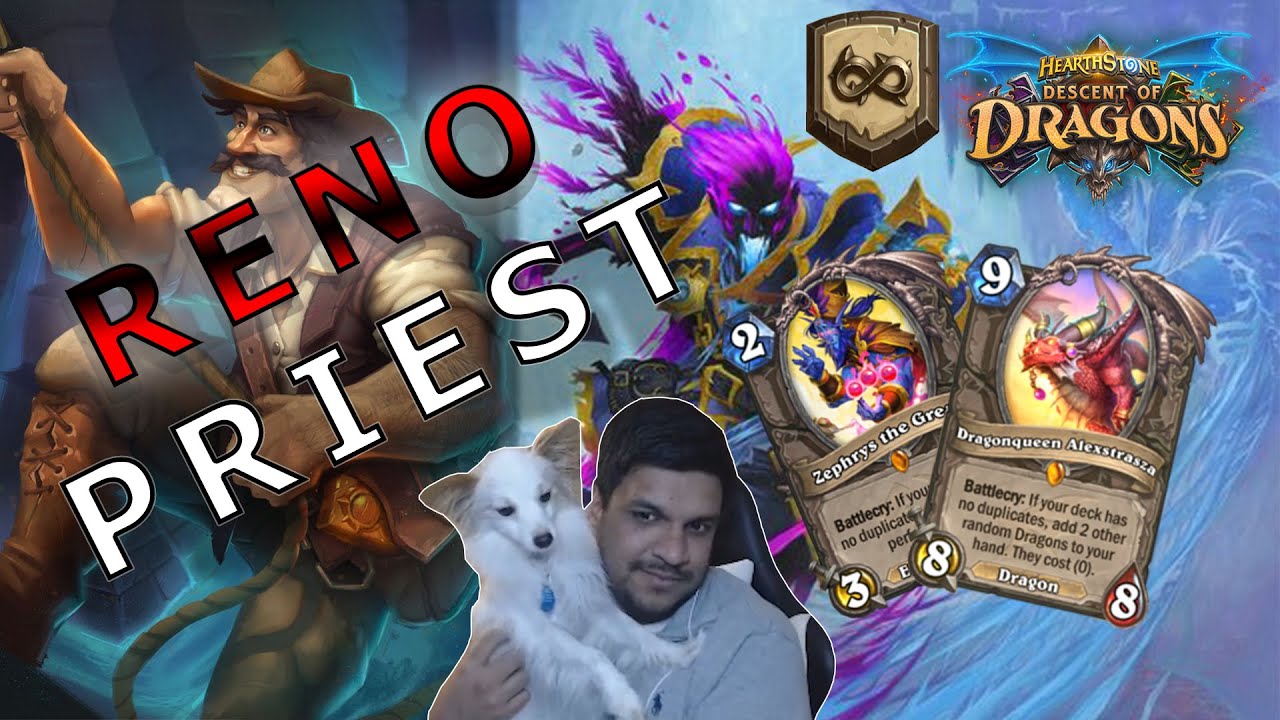 Wild Hearthstone | Reno Priest | Still Stomping Aggro! | Descent of Dragons