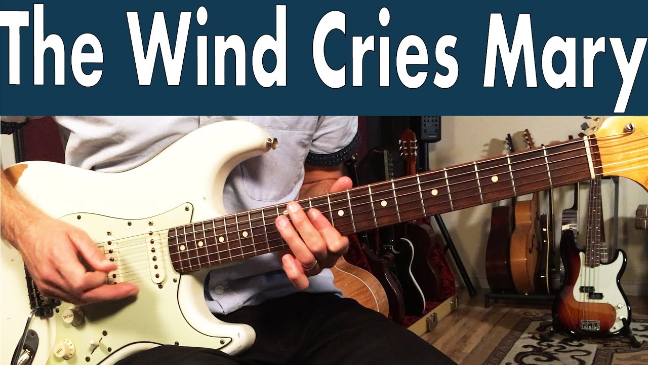 Как играть «The Wind Cries Mary» на гитаре | Урок игры на гитаре Джими Хендрикса + руководство