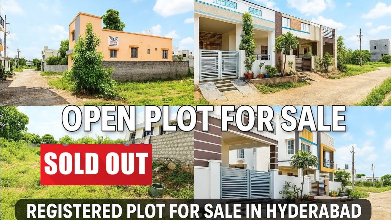 #sold #out Open Plot For Sale | Registered plot For Sale in HYDERABAD