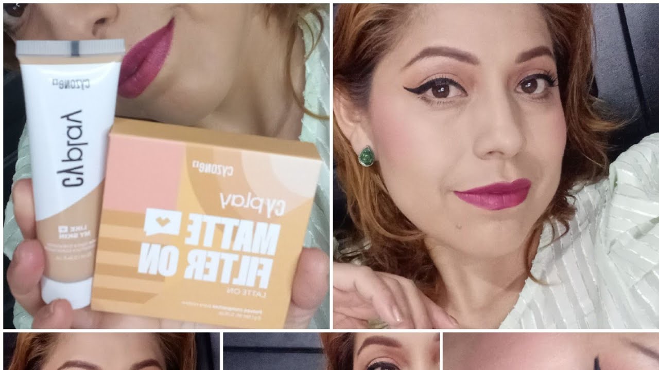 💫Linea Cy Play de Cyzone / Probando Productos Nuevos BASE- Corrector - Polvos #lbel