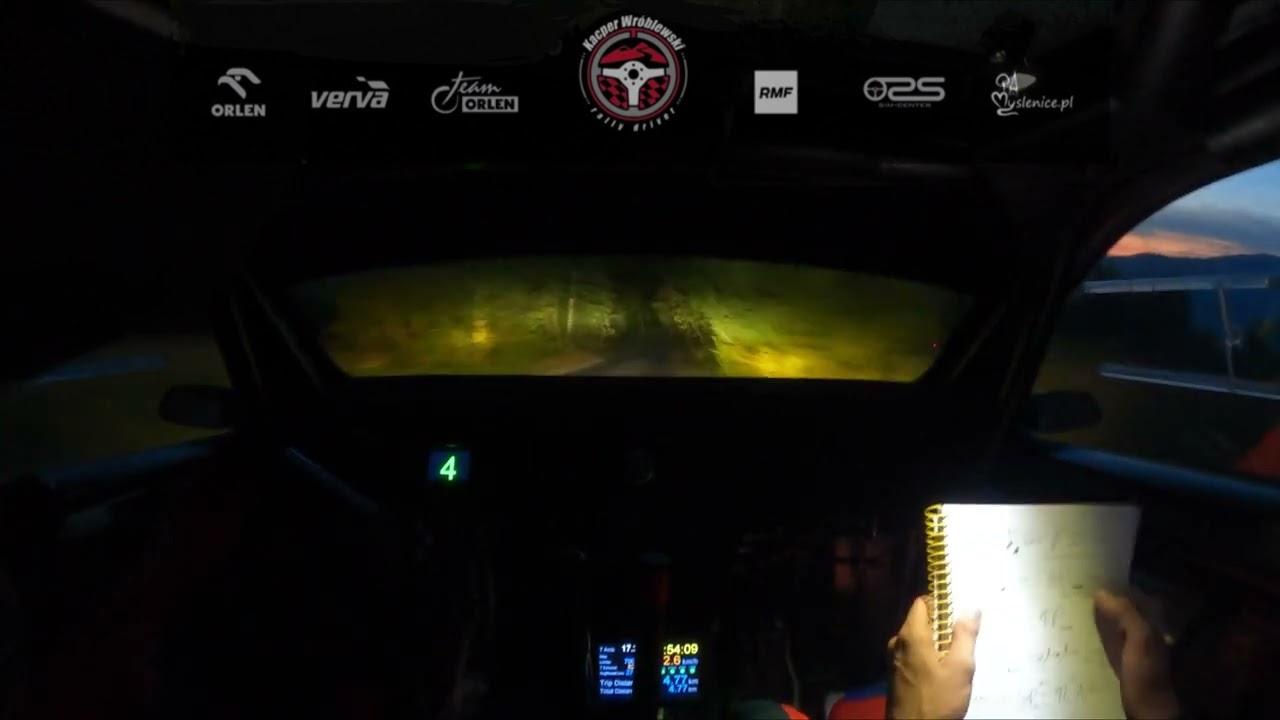 68 Rajd Wisły 2023 | Onboard SS5 Partecznik | Kacper Wróblewski / Jakub Wróbel | Skoda Fabia Rally2