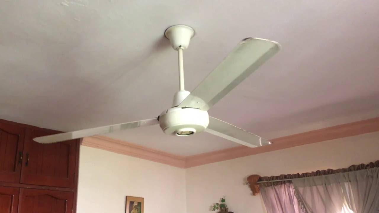Panasonic Industrial Ceiling Fan Model F-5609L at a neighbors house