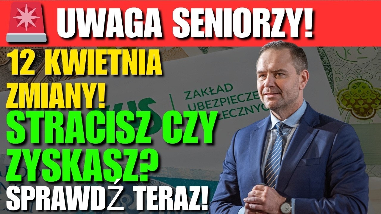 👉 UWAGA Seniorzy 60+! Od 12 kwietnia 2026 duże zmiany emerytur &ndash; sprawdź nowe zasady i wypłaty
