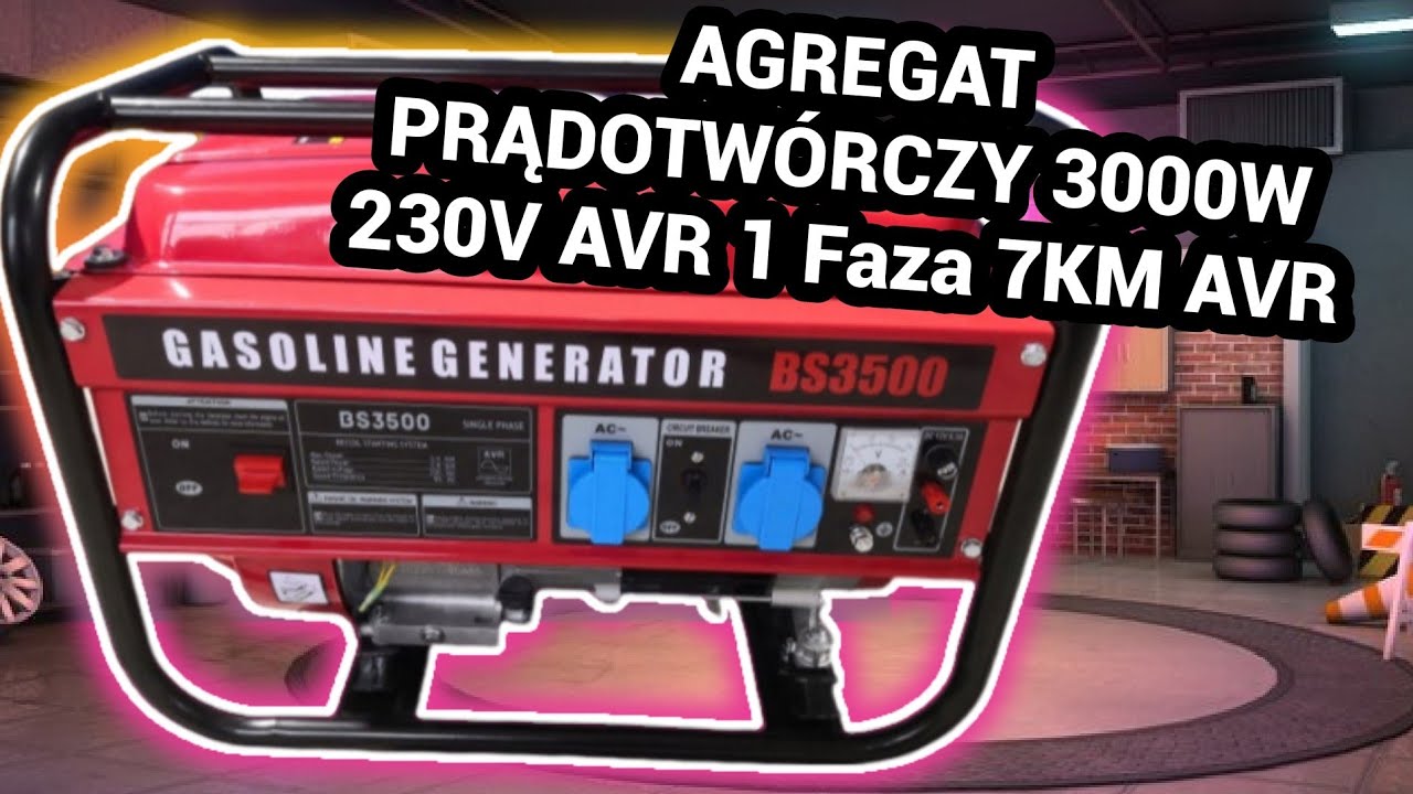 Agregat prądotworczy 3000W Testujemy!