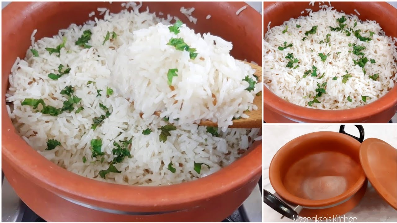 मिट्टी के बर्तन में बनाएं जीरा वाले चावल | Jeera Rice in Clay Pot | Mitti ke Bartan me Chawal Banaye