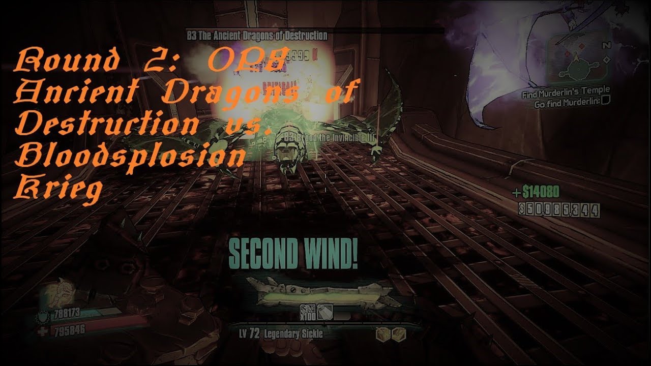OP8 Ancient Dragons of Destruction vs  Bloodsplosion Krieg [27.1 sec approx]