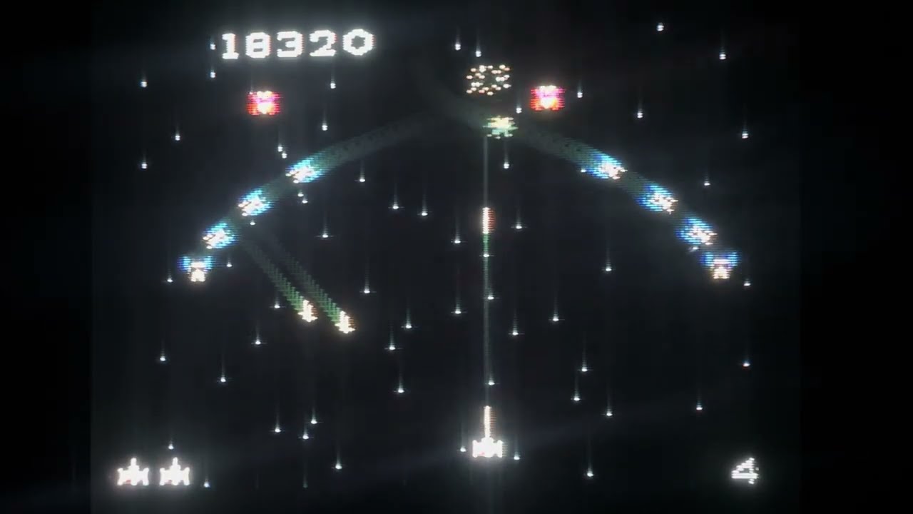 Galaga Atari 7800 Chat and Play