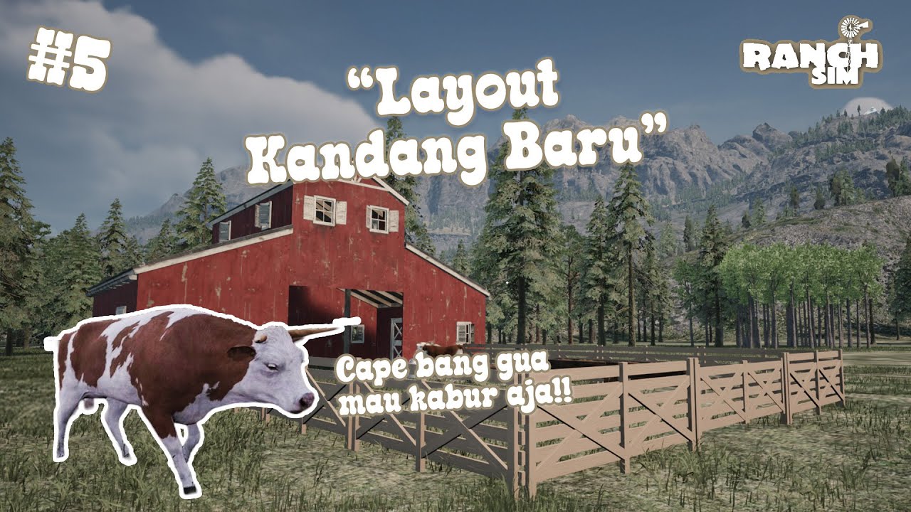 Kandang Sapi baru tapi sapinya Ilang | Ranch Simulator Indonesia