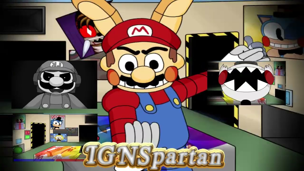 (loud?) Five Night's At Sonics MM Recoded | Sparta HV Remix
