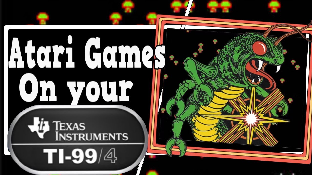 Atari games on your TI-99/4A
