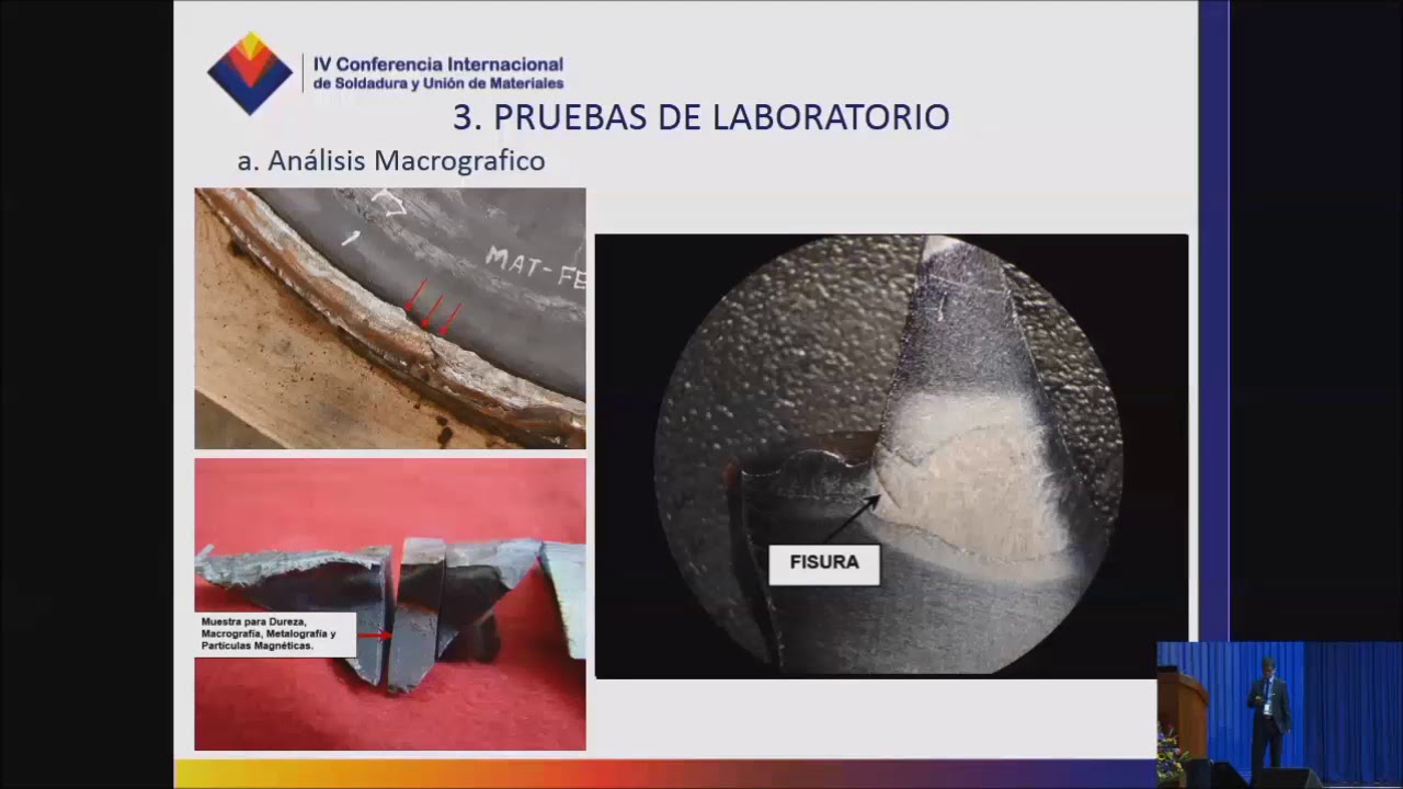 ICONWELD 2018: Análisis de falla de una polea de acero de 1210 mm de diámetro y de 6135