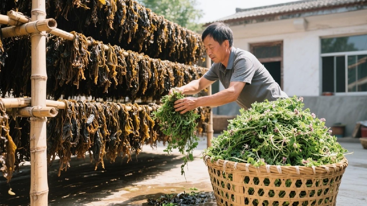 三蒸三晒酿人生！梅干菜里的时光哲学 - Preserved Wisdom: The Alchemy of Triple-Steamed & Sun-Dried Mustard Greens