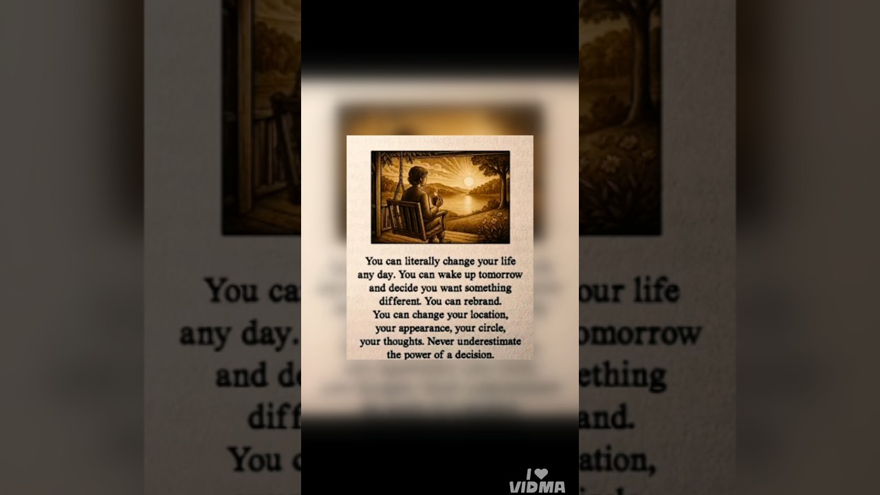 &ldquo;One Decision Can Change Your Whole Life 💯🔥&rdquo;#change #life #lifequotes #lifelessons #shortsvideo #yt