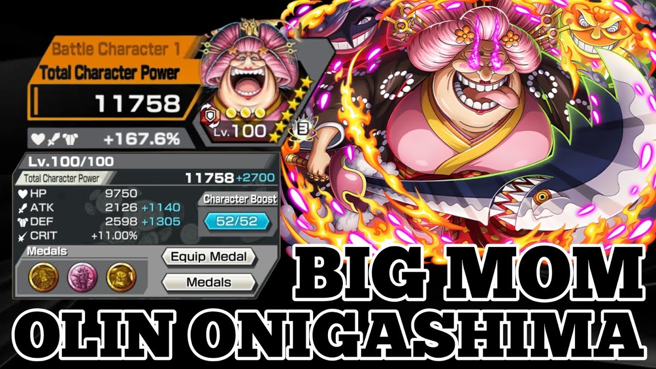 BIG MOM OLIN ONIGASHIMA GAMEPLAY | ONE PIECE BOUNTY RUSH | OPBR