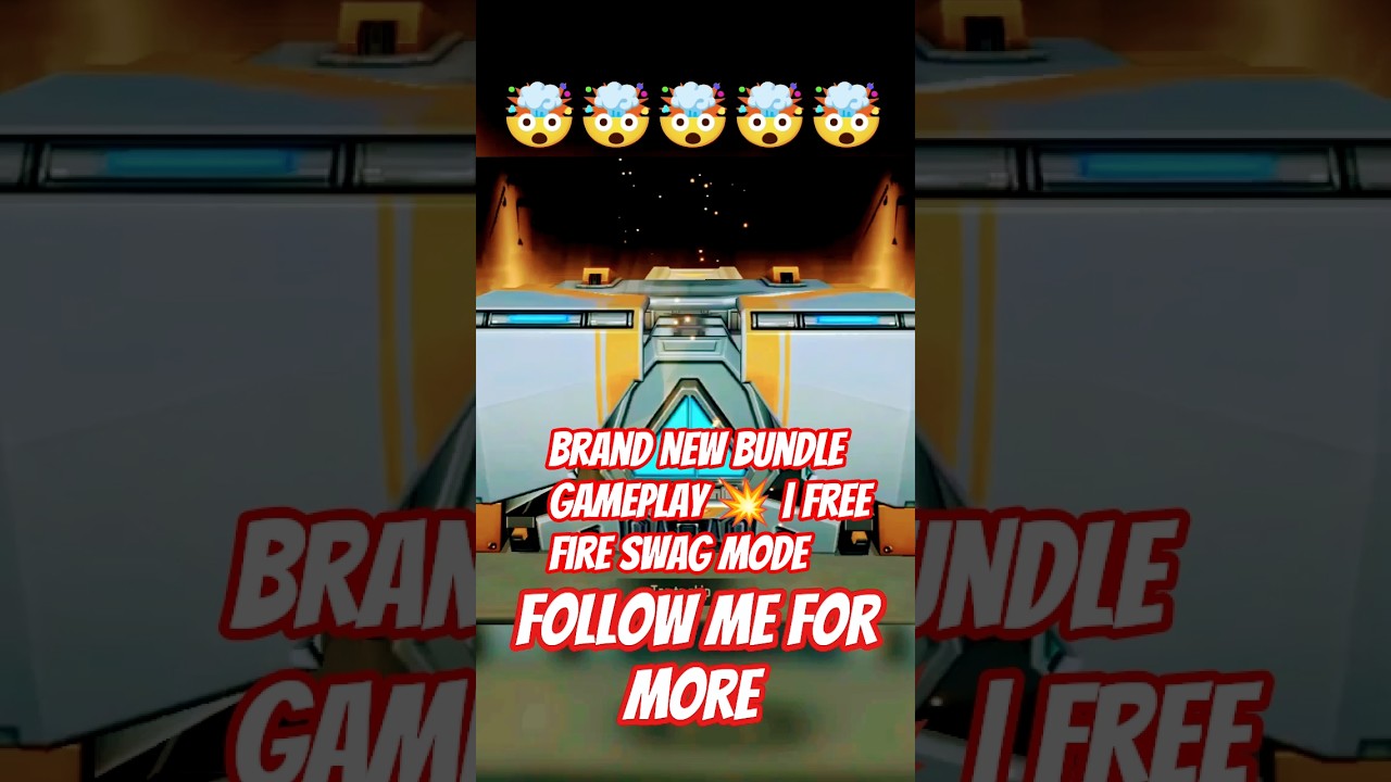 Brand New Bundle Gameplay 💥 | Free Fire Swag Mode 