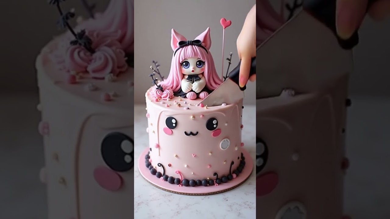 Kuromi Cake Magic – Kawaii & Gothic Perfection! 💜✨
