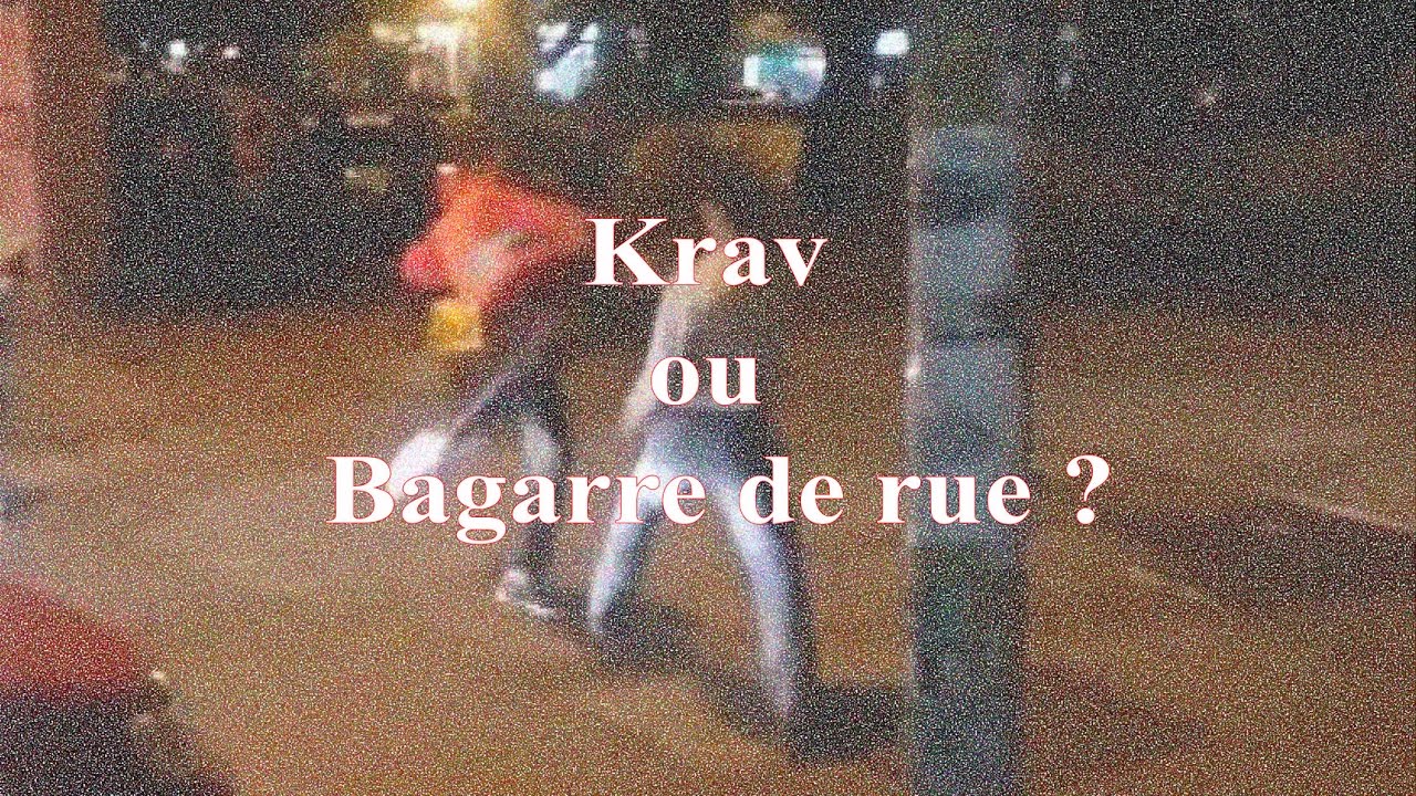 Bagarre de rue ou Krav  ?