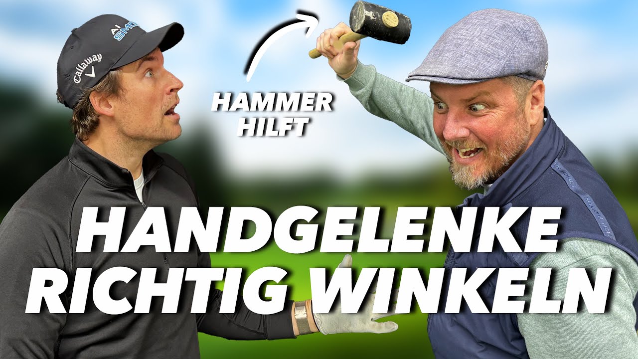 So winkelst du deine Handgelenke mit Hilfe eines Hammers richtig! 🔨🏌️‍♂️ | Gut Golf