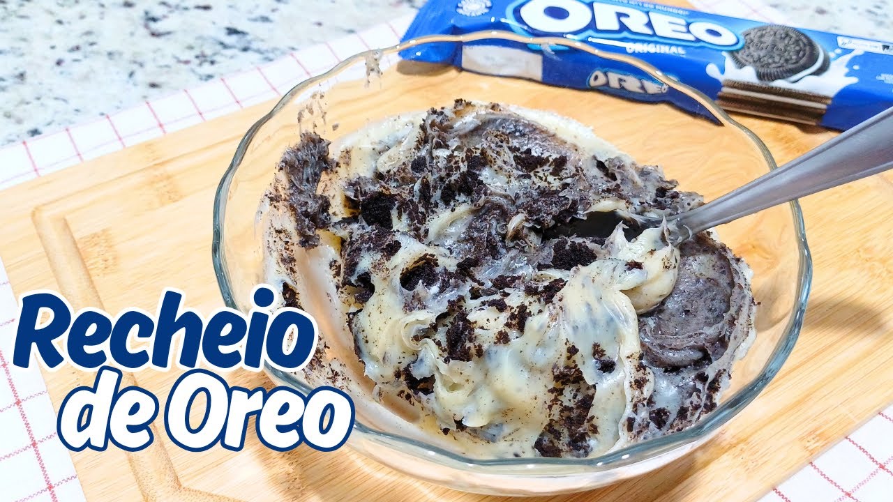 RECHEIO CREMOSO DE OREO | RECHEIO PARA BOMBONS, TRUFAS, OVOS DE PÁSCOA, BOLOS E MUITO MAIS!