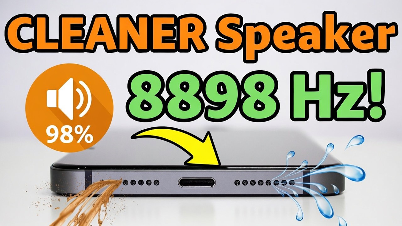 CLEAN Mobile Speakers Using Special Sound Frequency! (8898Hz)