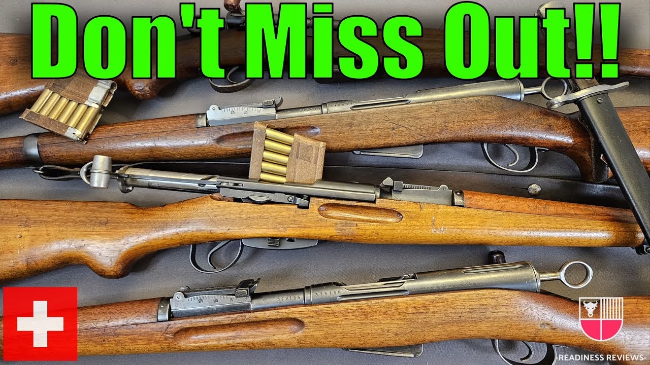 Milsurps YOU CAN AFFORD 🇨🇭 $400 Swiss Rifles! K31 & More (7.5x55mm) Schmidt-Rubin Military Surplus