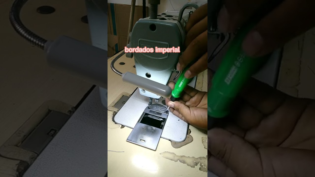 cómo convertir tu máquina  recta. en bordadora