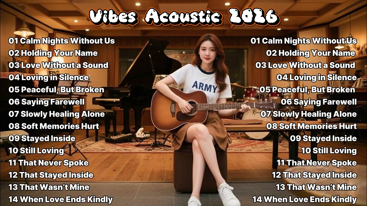 English Love Songs🎧 Beautiful Voices & Melodies || Healing Music for Work  ~ Calm Nights Without Us