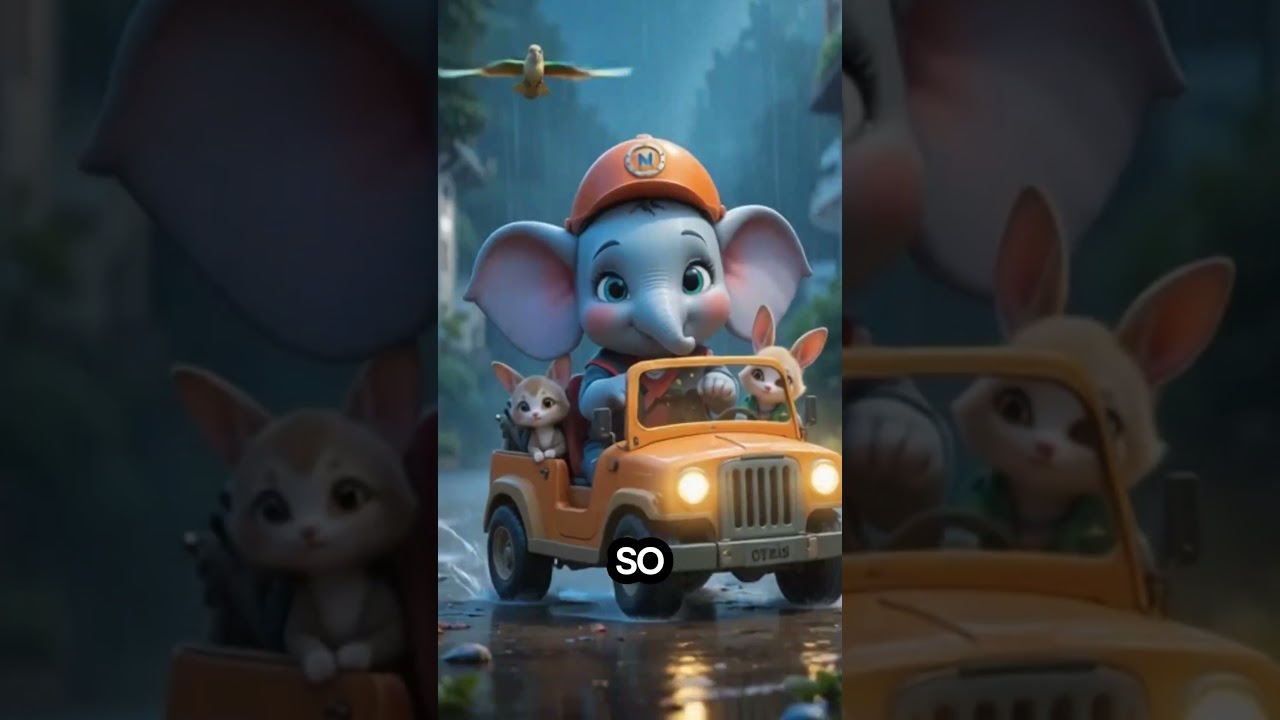 Pico the Puppy Lost in Rain Saved by Elephant Friends | Heartwarming Story 