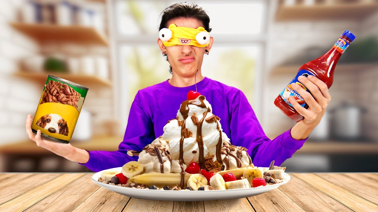 ¿Podremos hacer un HELADO DELICIOSO sin ver nada?