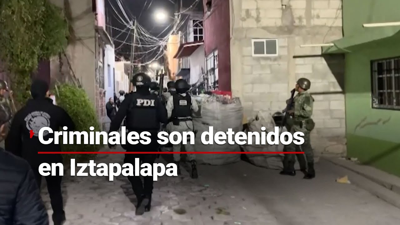 #MientrasDormía | Policías DETUVIERON a dos sospechosos en un operativo en la alcaldía Iztapalapa