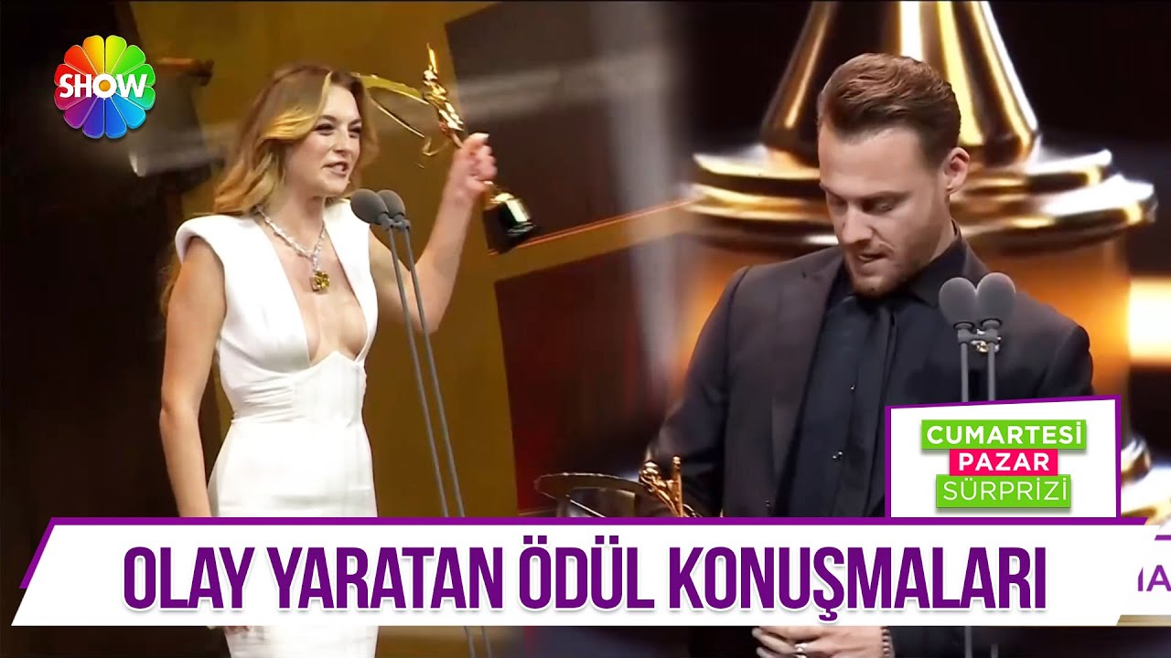 Magazinde olay yaratan ödül konuşmaları
