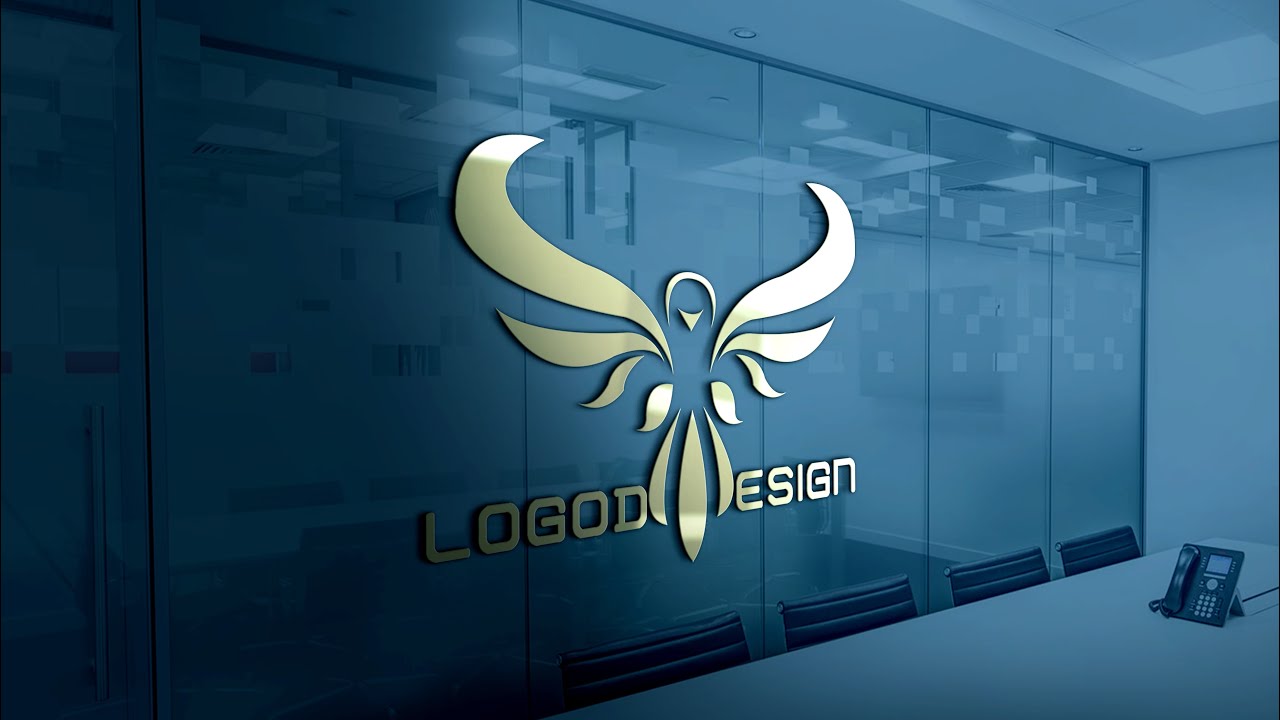How to make a 3D Glass Window - PSD Logo MockUp in Photoshop