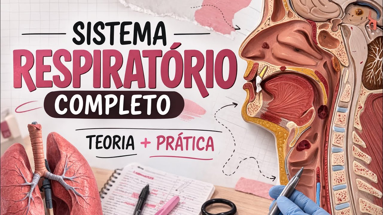 Sistema Respiratório Completo (TEORIA + PRÁTICA) | Aula de Anatomia