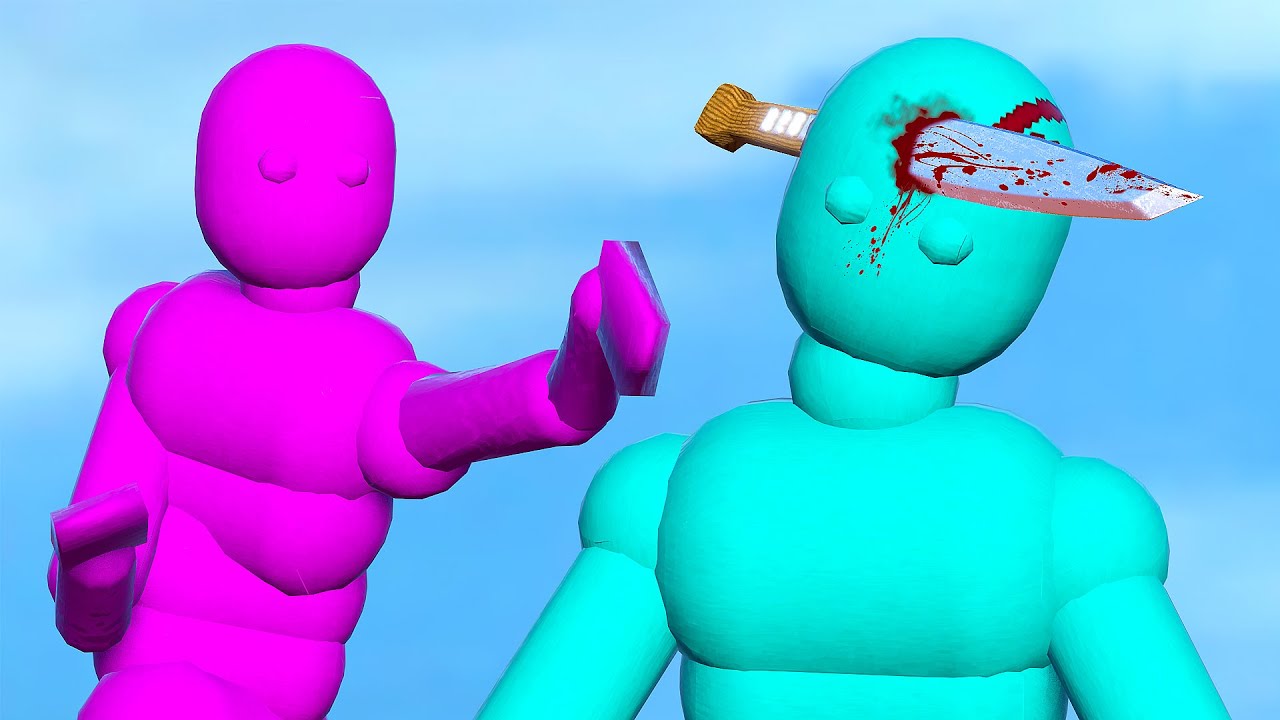 Smart AI Fight with Weapons in NPC Wars (with Active Ragdoll Physics)