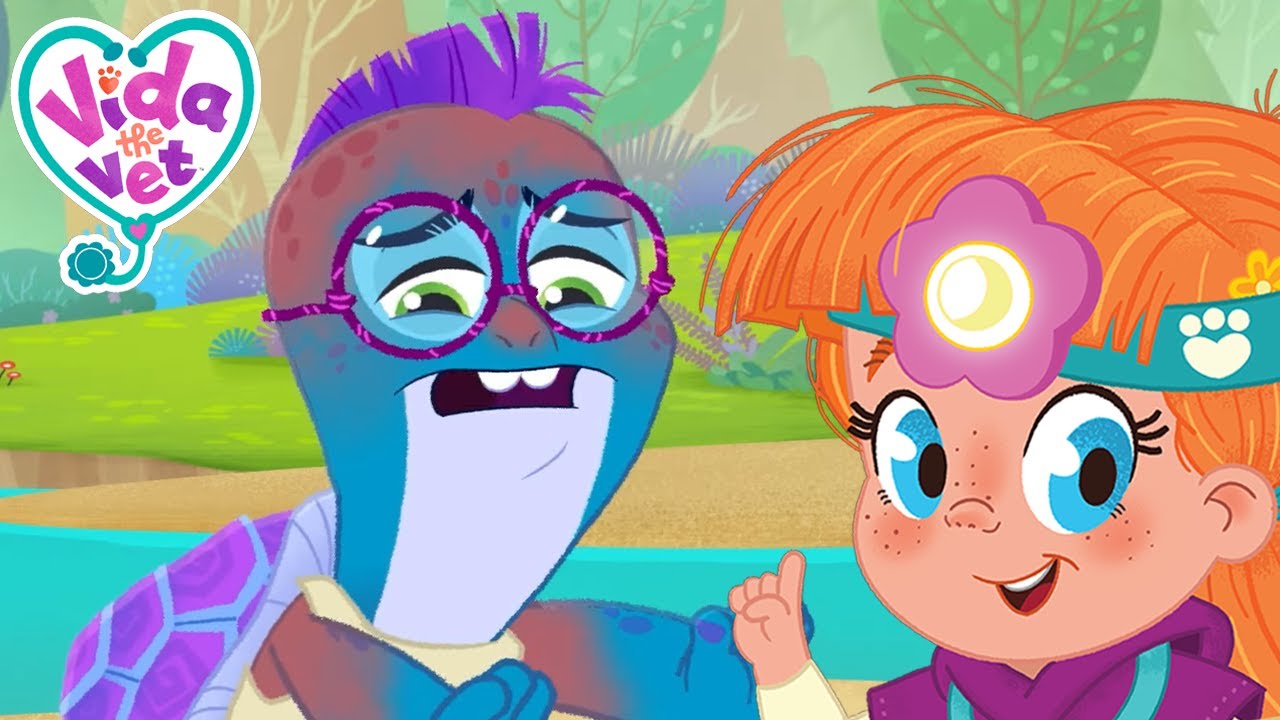 Vida Helps Tidbit with his Sunburn 🌞 | 2 Full Episodes | Vida the Vet 🩺 | Cartoons for Kids